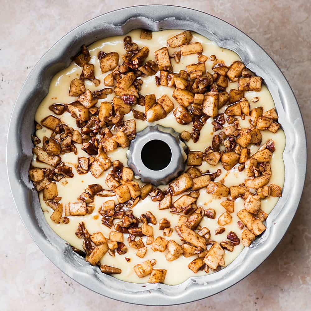 pre-baked apple pecan bundt cake