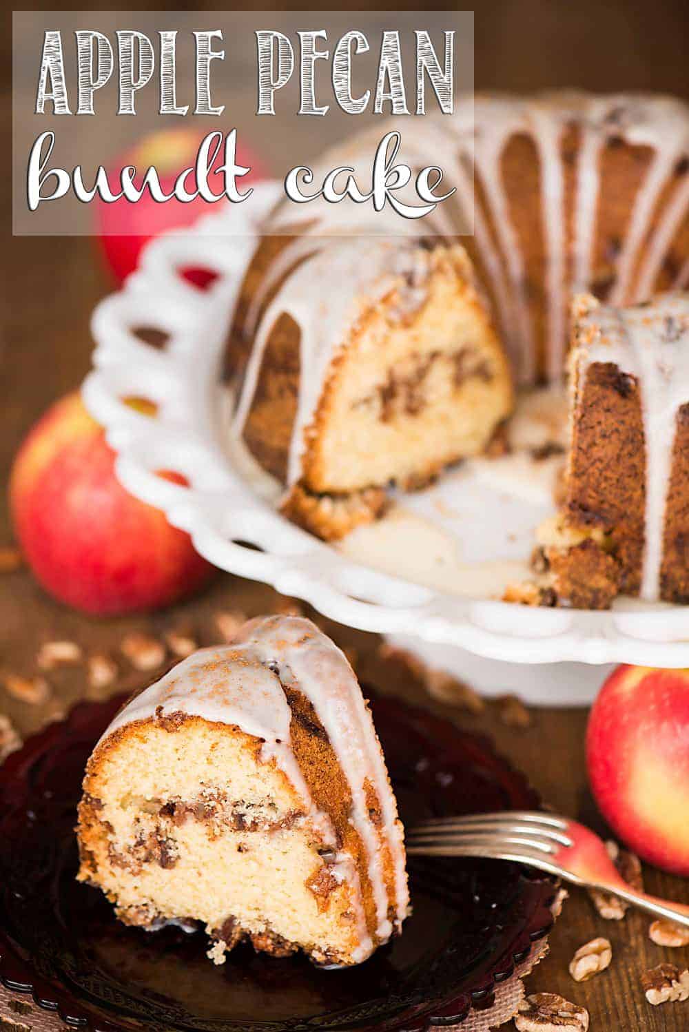 apple pecan bundt cake