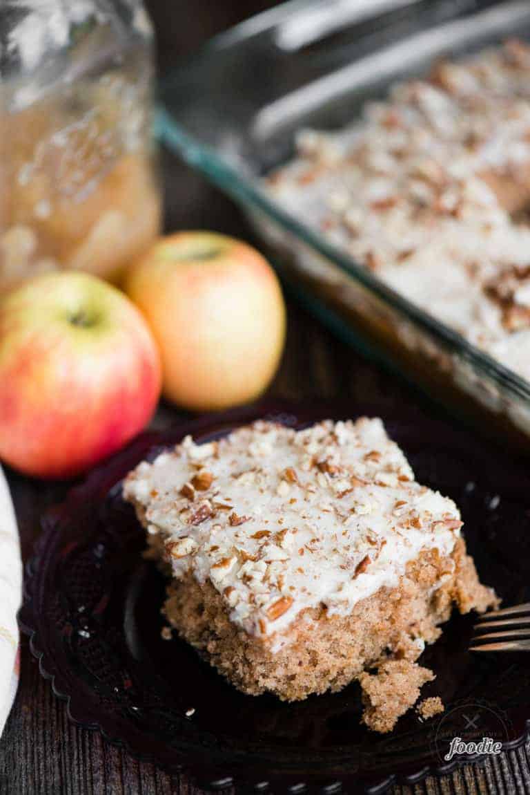 Applesauce Cake with Brown Butter Frosting Self Proclaimed Foodie