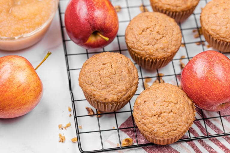 Homemade Applesauce Muffins