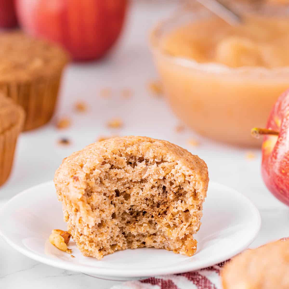 Homemade Applesauce Muffins