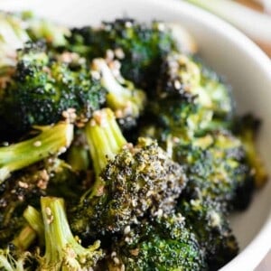 healthy asian roasted broccoli