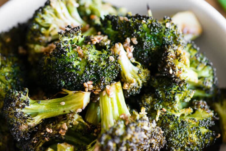 Asian Roasted Broccoli Recipe - Self Proclaimed Foodie