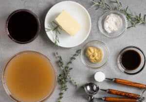 ingredients for homemade Au Jus Recipe