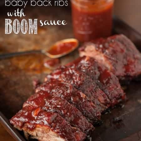 Enjoy summer grilling at its best with these Babyback Ribs with BOOM Sauce. The quick & easy homemade BBQ sauce has a secret ingredient with a real kick!