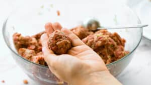 homemade meatballs for spaghetti