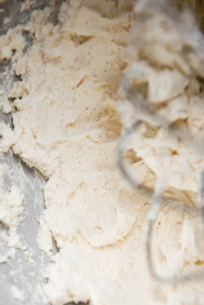 brown butter whipped with cream cheese