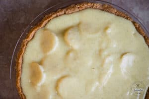 Homemade vanilla pudding for Banana Cream Pie