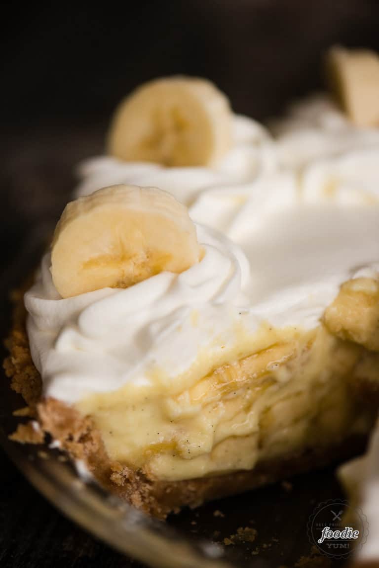 Banana Cream Pie with Nilla Wafer Crust | Self Proclaimed Foodie