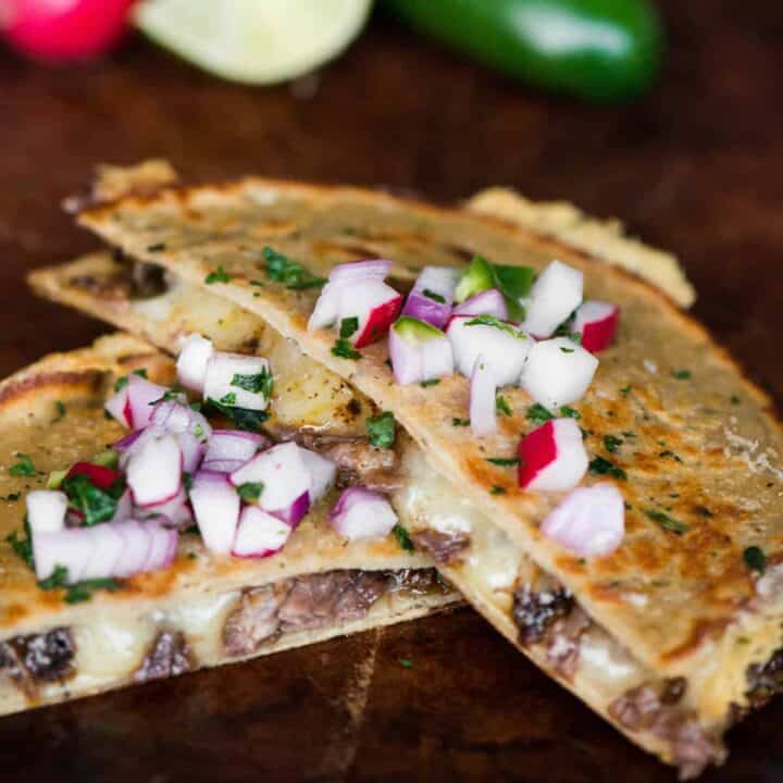 Barbacoa Quesadillas (Easy Instant Pot Recipe) Self Proclaimed Foodie