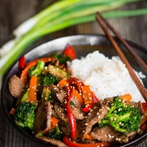 Beef Stir Fry recipe with rice