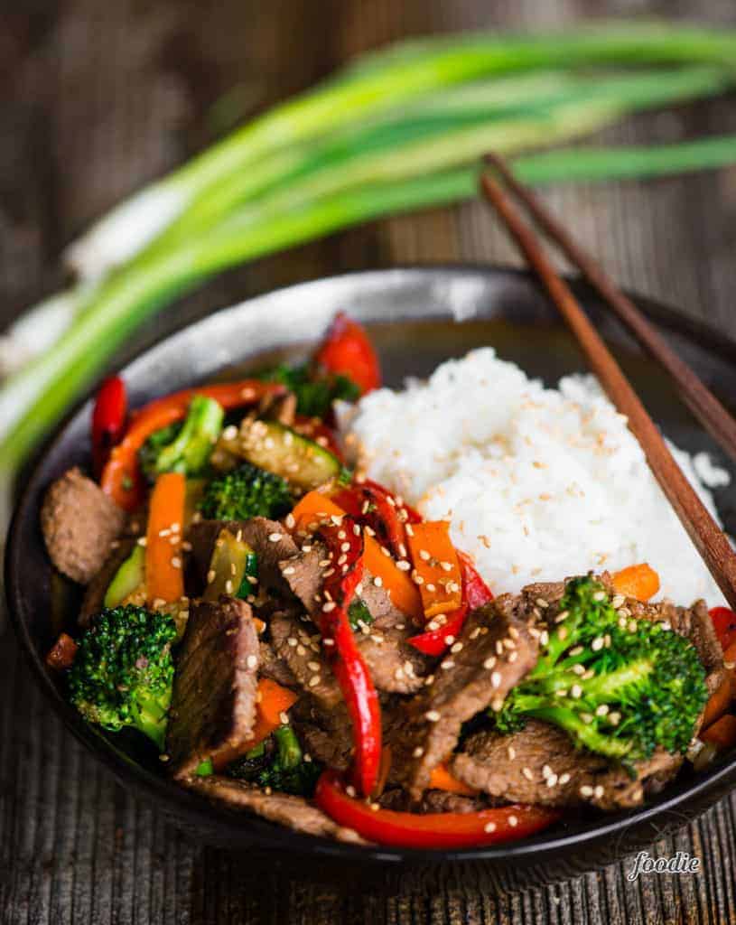 The BEST Beef Stir Fry {RECIPE and VIDEO} - Self Proclaimed Foodie