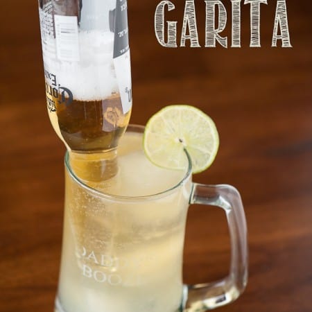 The ultimate cross between beer and cocktail, this Beer Garita combines Mexican beer with a freshly made margarita resulting in the perfect game day drink.