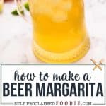 how to make a beer margarita