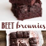 beet brownie recipe and video