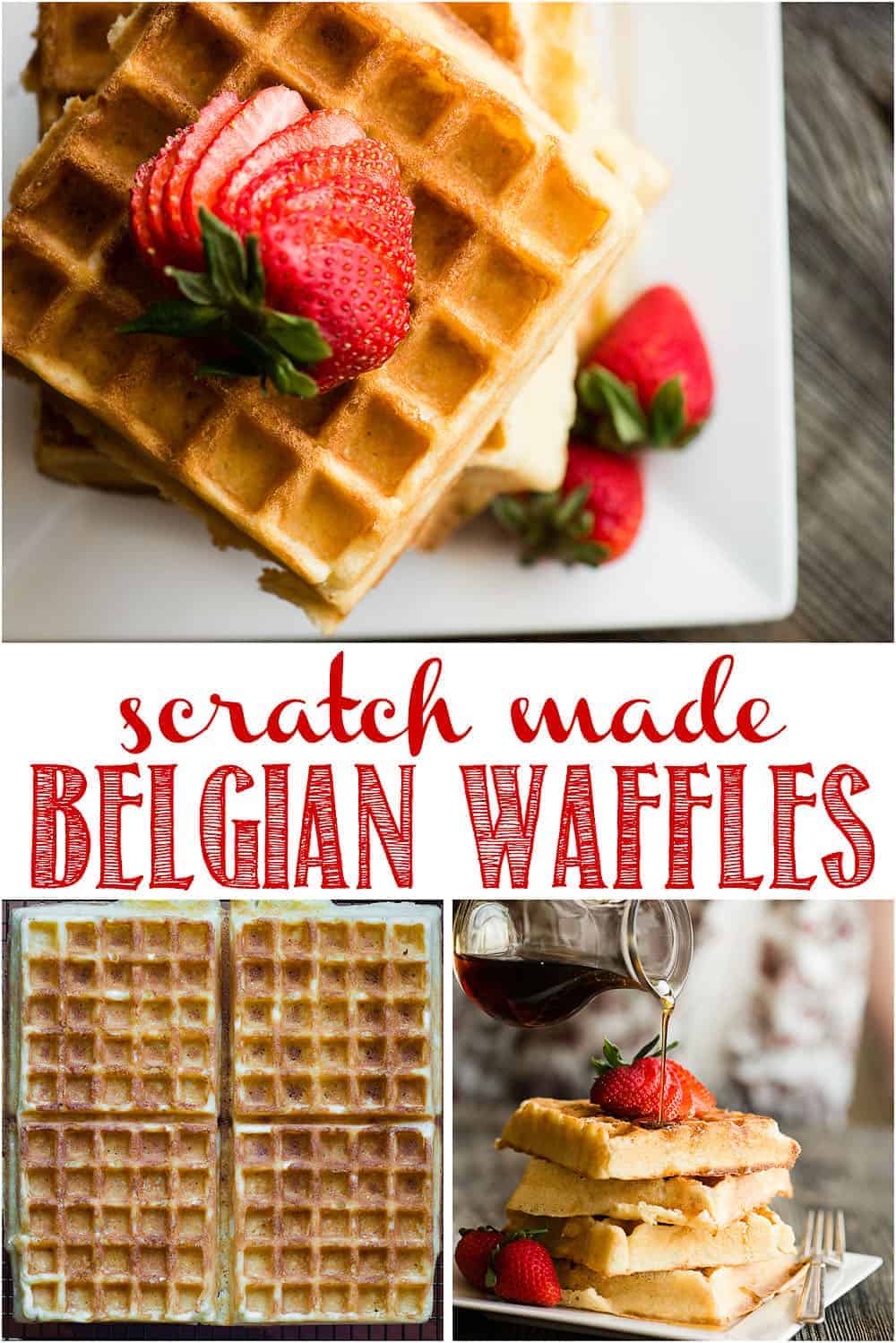 Perfect Belgian Waffles - Self Proclaimed Foodie