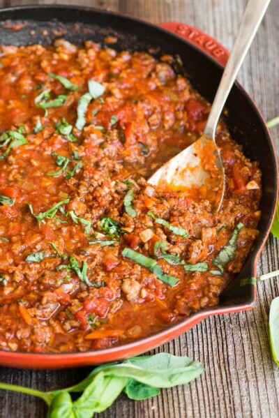 Easy Bolognese Sauce - Self Proclaimed Foodie