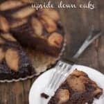 I can’t think of a better rustic dessert to serve during the holidays than this delicious Bourbon Glazed Apple Gingerbread Upside Down Cake.