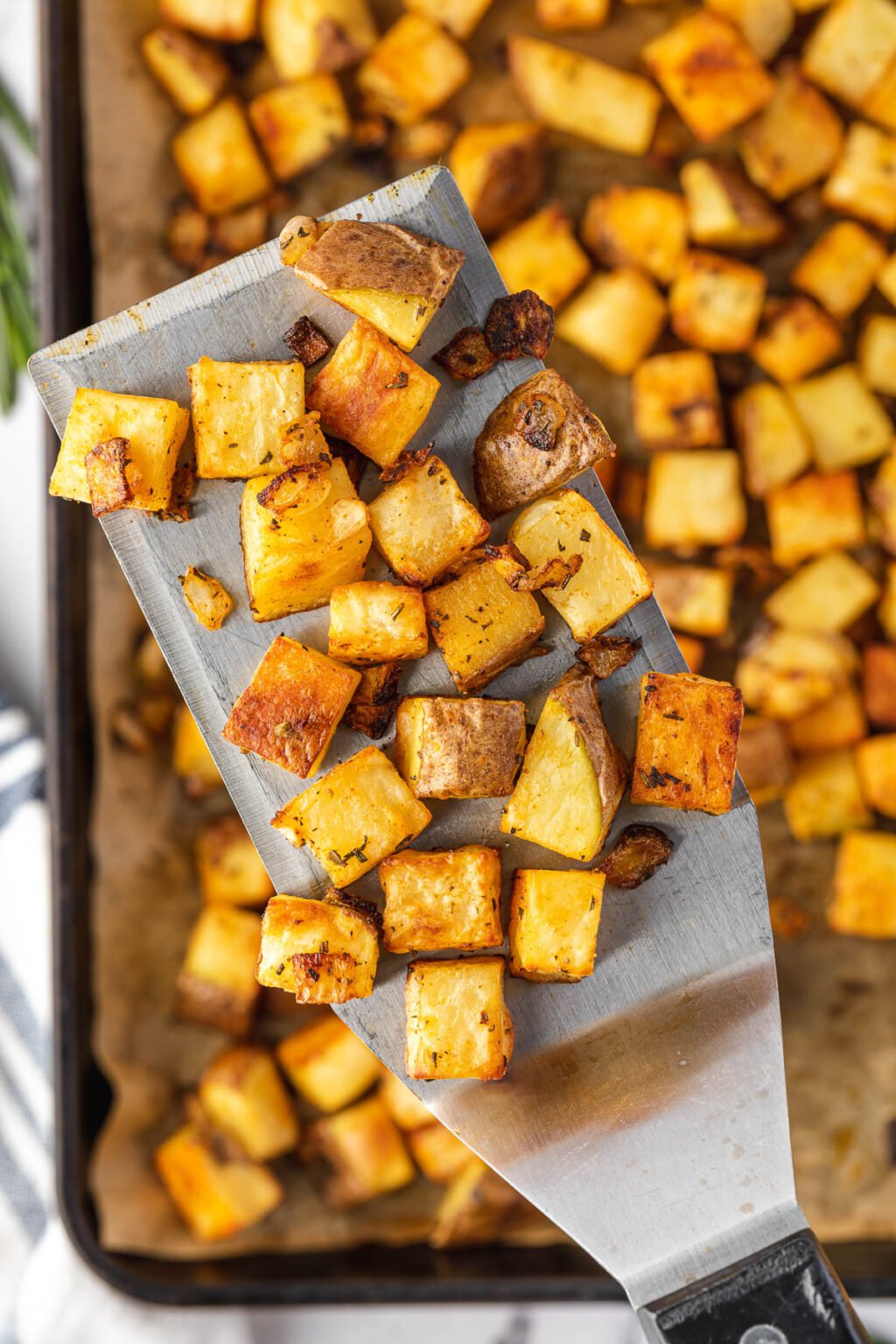 Crispy Oven Roasted Breakfast Potatoes - Self Proclaimed Foodie