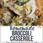 homemade roasted Broccoli Casserole