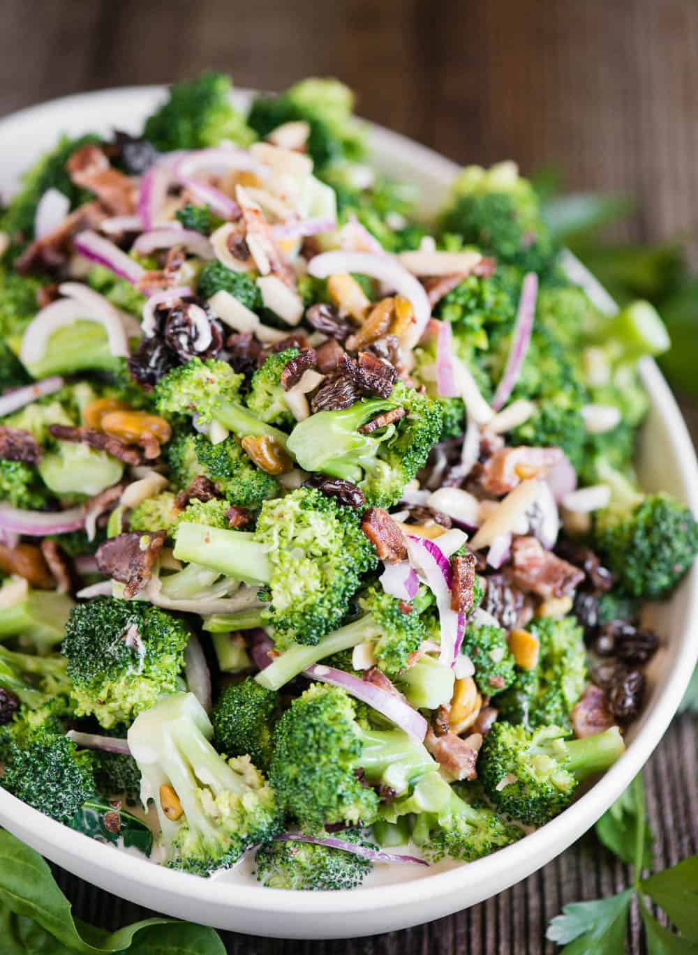 {The Best} Fresh Broccoli Salad Recipe | Self Proclaimed Foodie