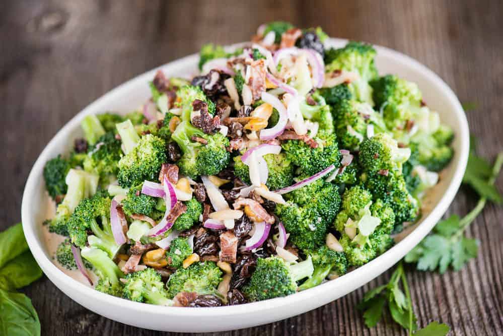{The Best} Fresh Broccoli Salad Recipe | Self Proclaimed Foodie