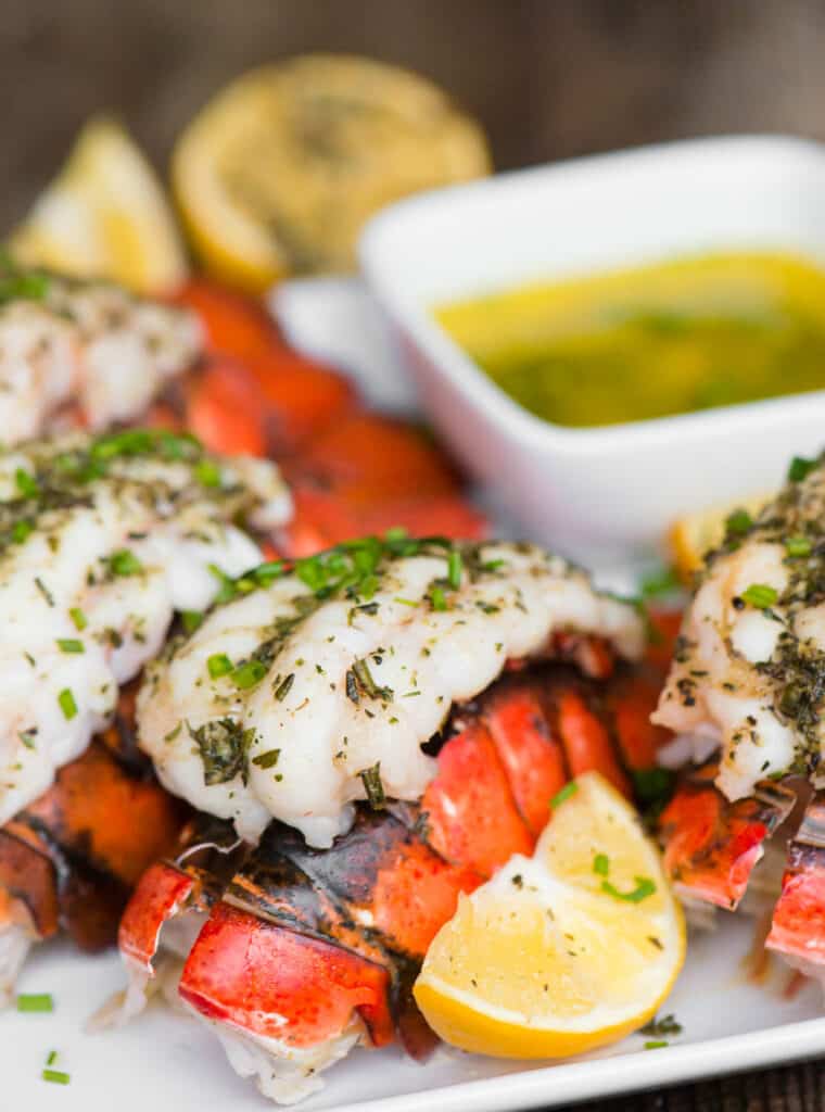 Quick and Easy Split Broiled Lobster with Herb Butter — add1tbsp