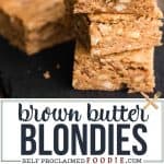 Brown Butter Blondies recipe