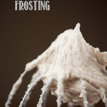 Brown Butter Vanilla Bean Frosting is possibly the most rich, delicious, and flavorful icing you can make to top your favorite cookies and cakes.