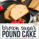 brown sugar pound cake