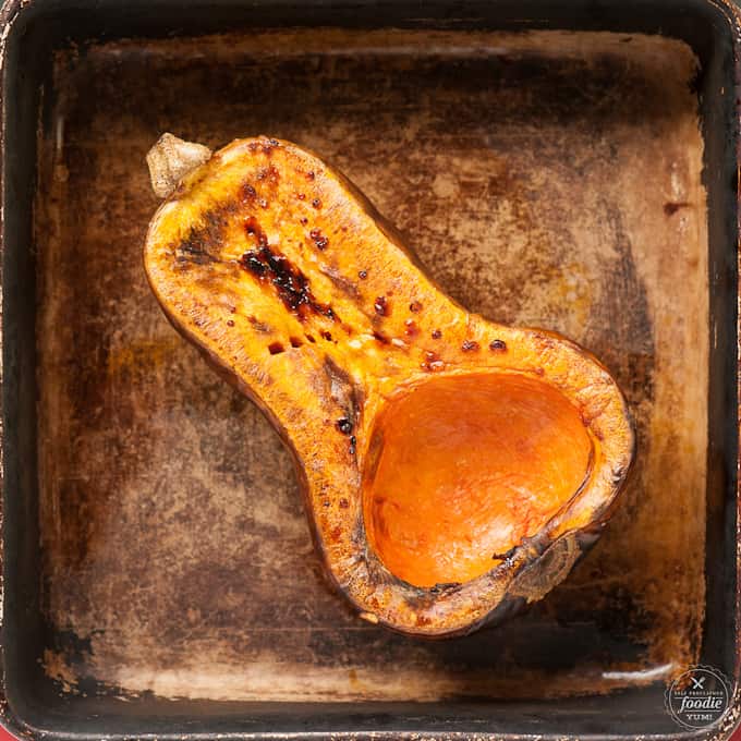 a cooked butternut squash