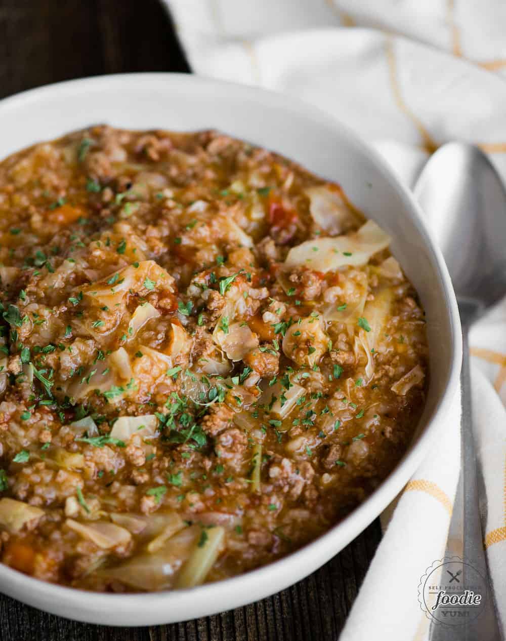 Instant Pot Cabbage Roll Soup