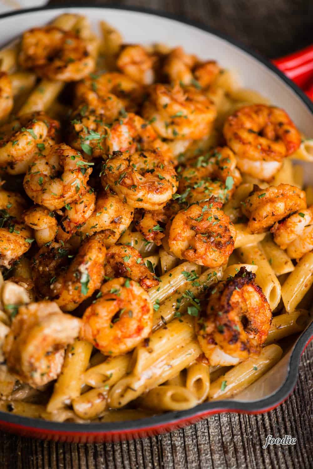 recipe for creamy cajun shrimp pasta