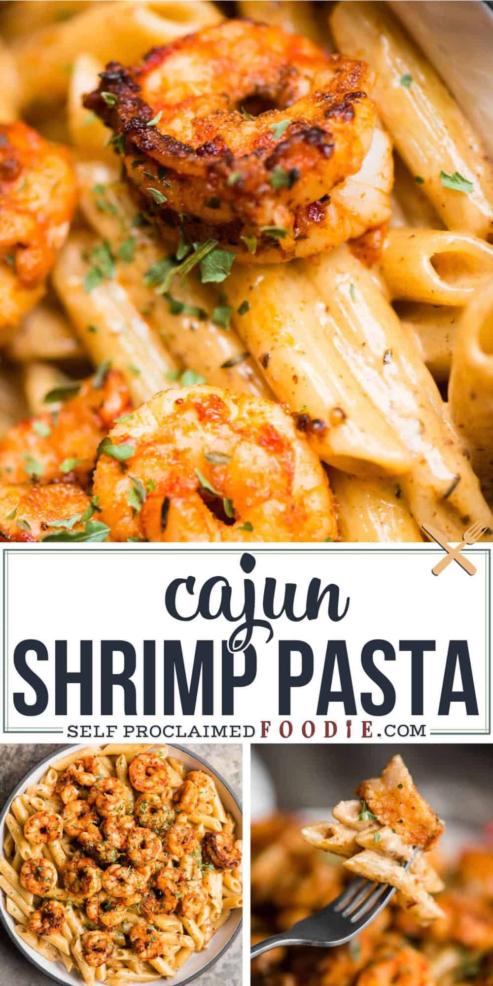 Cajun Shrimp Pasta - Self Proclaimed Foodie