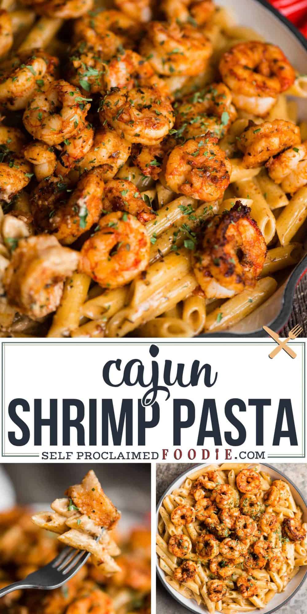 Cajun Shrimp Pasta {Recipe and Video} - Self Proclaimed Foodie