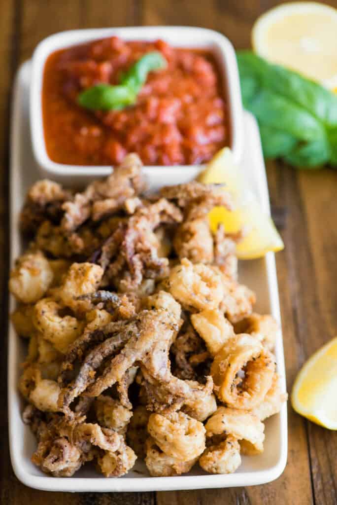 {Quick and Easy} Fried Calamari Recipe - Self Proclaimed Foodie