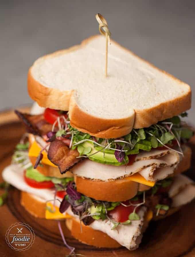 California Club Sandwich Whole 