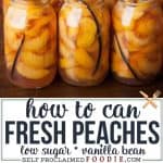 how to can fresh peaches