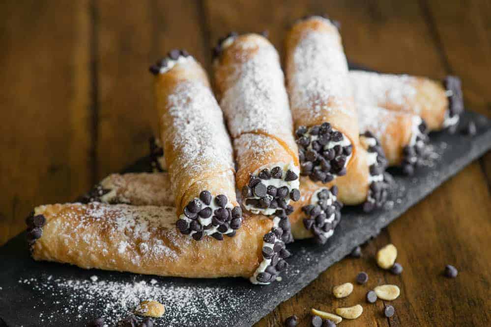 Cannoli with Mascarpone Ricotta Filling - Self Proclaimed Foodie