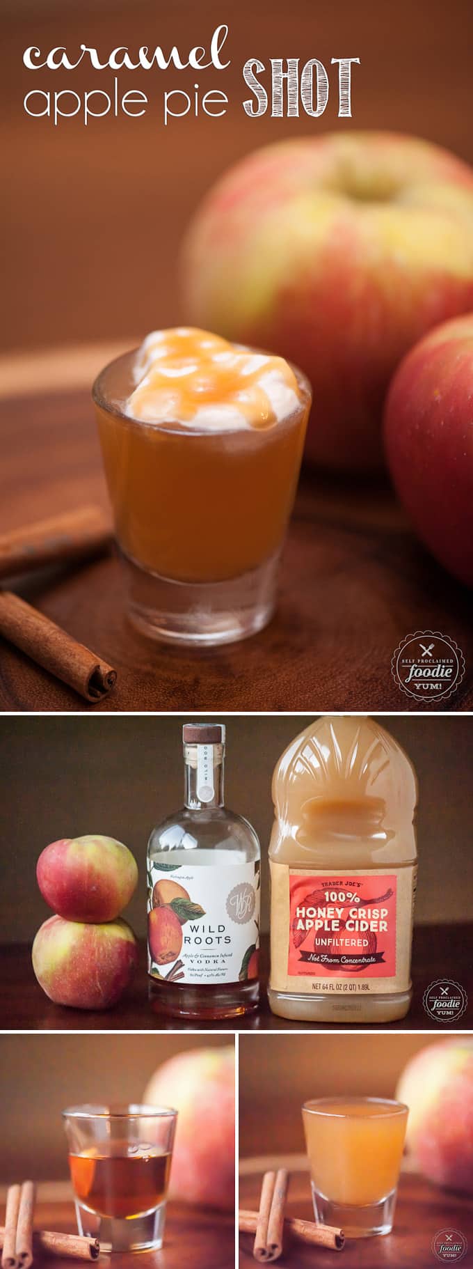 Caramel Apple Pie Shot Recipe Self Proclaimed Foodie