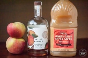 A Caramel Apple Pie Shot made with apple vodka is super easy to make and is so delicious, you'll be wishing this fall drink was served year round!