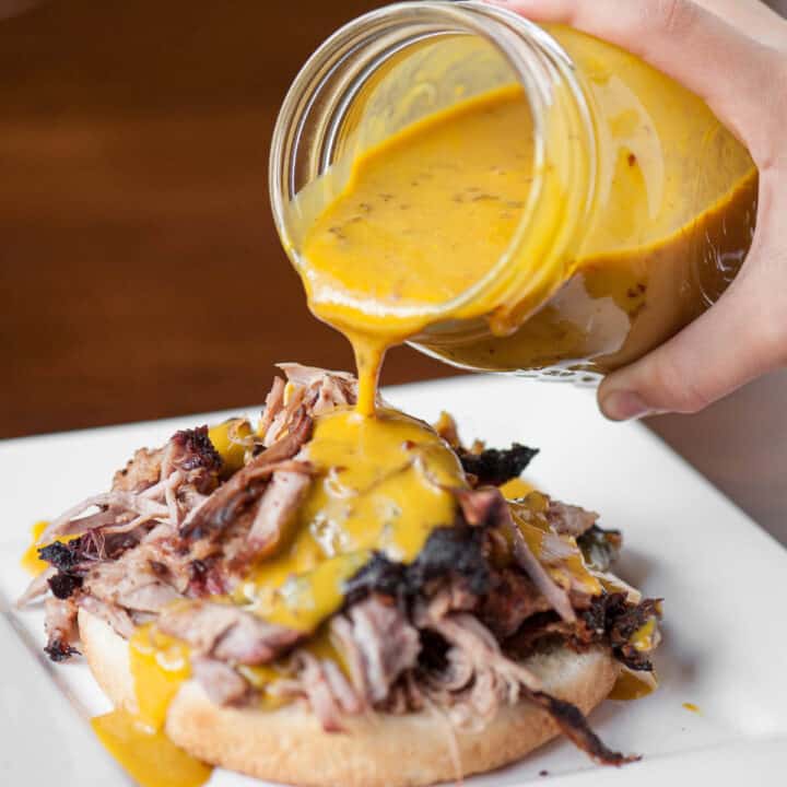 Carolina Mustard Barbecue Sauce - Self Proclaimed Foodie