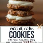 how to make Carrot Cake Cookies with Cream Cheese Filling