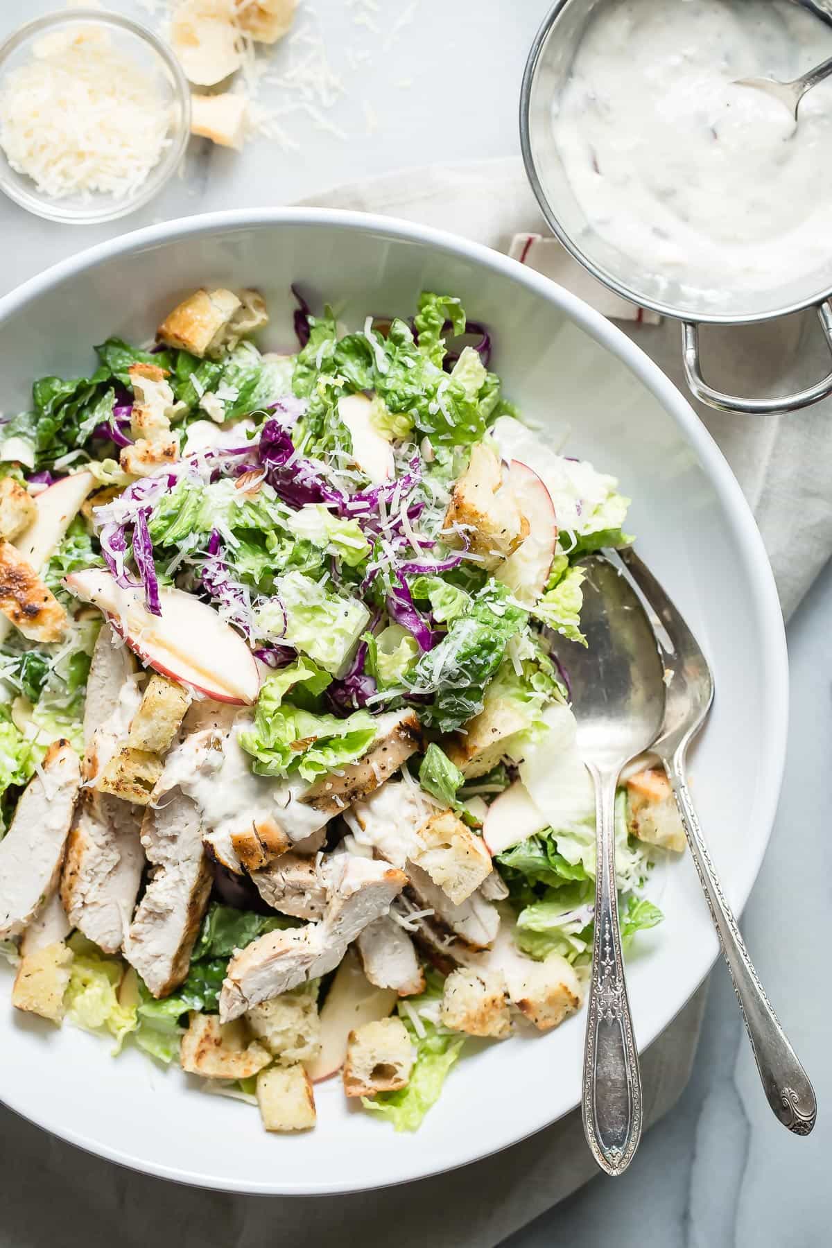 Chicken Caesar Salad | Foodness Gracious