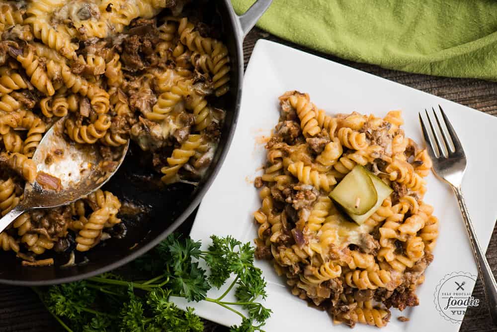 Cheeseburger Pasta Casserole