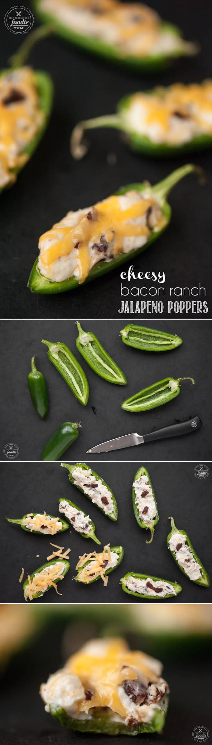 Cheesy Bacon Ranch Jalapeno Poppers Self Proclaimed Foodie
