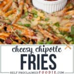 cheese fries with chipotle