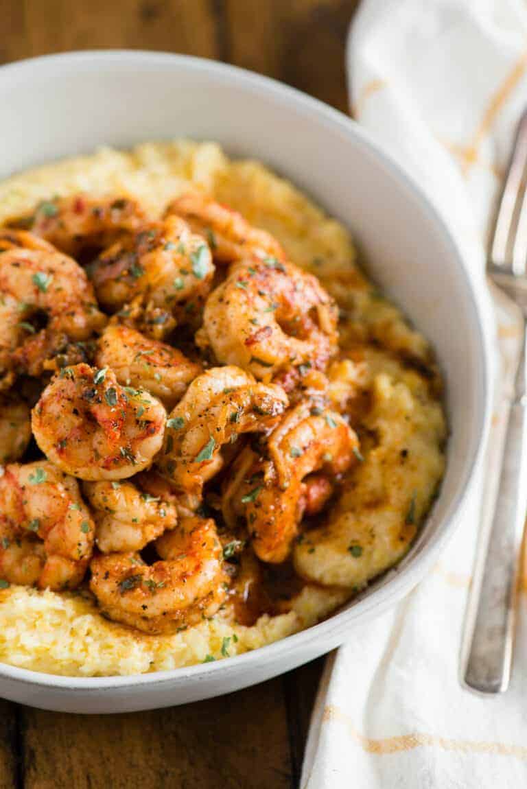 Cheesy Shrimp and Grits Recipe | Self Proclaimed Foodie