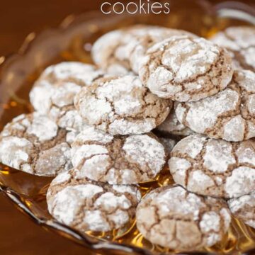 a platter of chewy brown sugar cookies