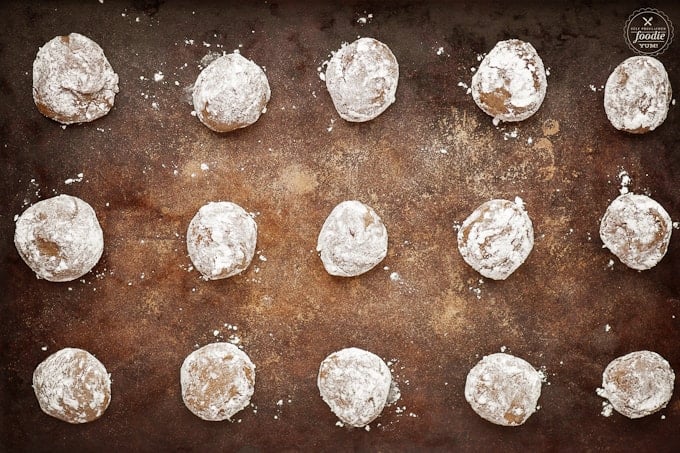 brown sugar cookies before baking